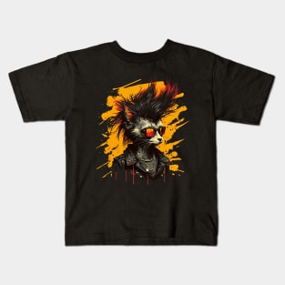 Punk cat Kids T-Shirt